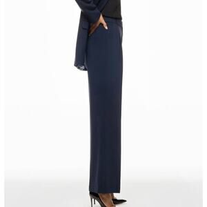 Michael Kors Blue Straight Trouser Pants SIZE 6 Work Tailored Chic Designer $325